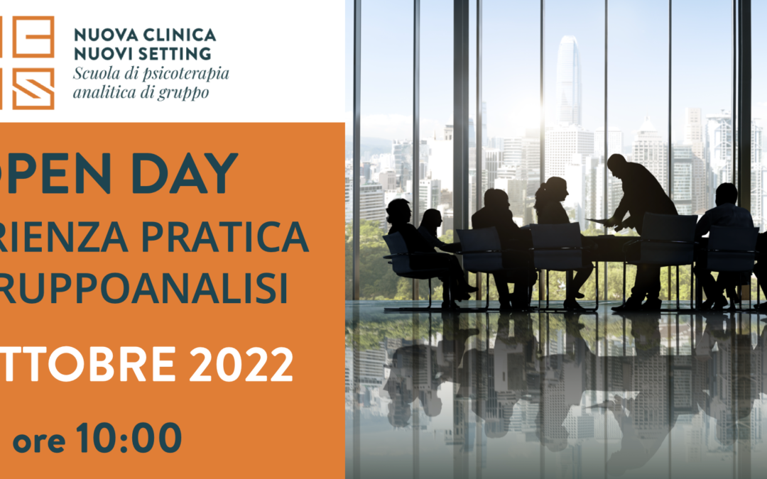 Esperienza pratica di Gruppoanalisi dalla trascrizione di una seduta | OPEN DAY 14 ottobre 2022